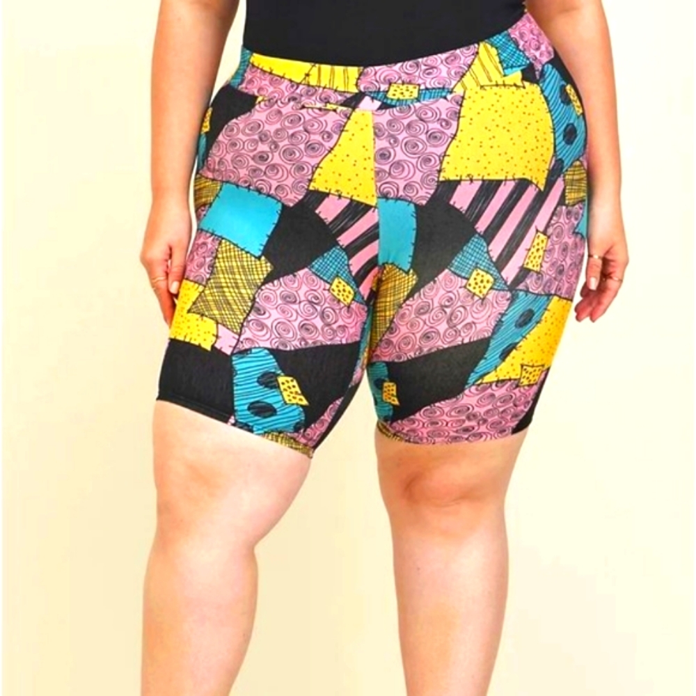 ❤️NWT TORRID SHORT SALLY DISNEY NIGHTMARE BEFORE CHRISTMAS BIKE SHORT